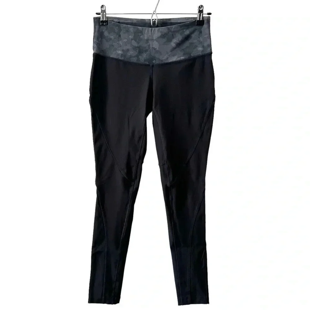 Ricki’s Workout  Leggings Gym Activewear Black Grey Size XS - Picture 14 of 16
